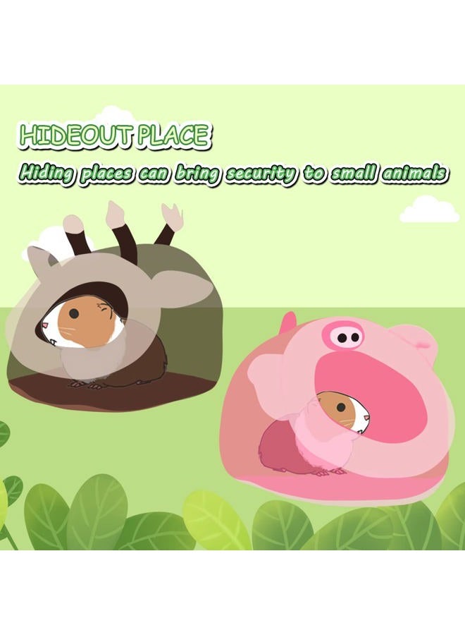 LEFTSTARER Guinea Pig Bed Toy Cage House Accessories Nest Hedgehog Hamster Supplies Sugar Glider Ferret Rat Bed Toy Small pet Animals（3-L） - Image 3