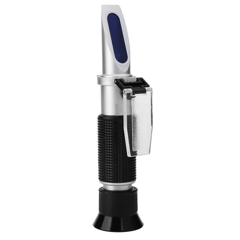 مقيصر سكروز محمول من نوع RZ120 (مقيصر بريكس) لاختبار البيرة والخمر والعصير الفاكهوي، نطاق 0-32%، مع ميزة تعديل حراري تلقائي (ATC) - Image 2