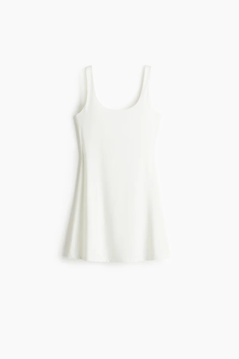اتش اند ام Sleeveless microfibre dress