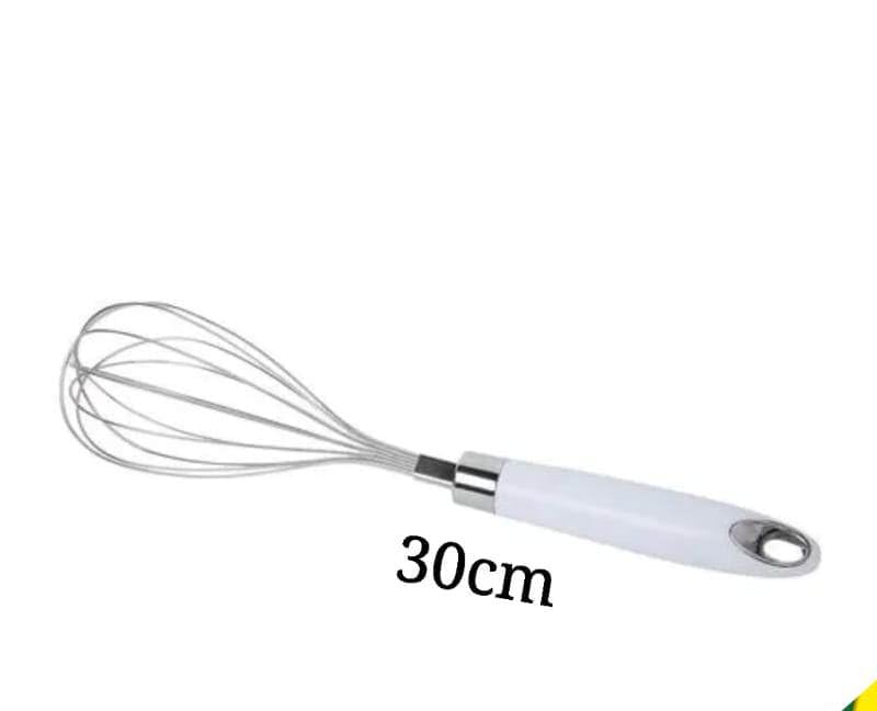 Prostuff.in® 30cm Stainless Steel Balloon Whisk with Durable Plastic Handle – Manual Egg Beater & Kitchen Mixer Tool for Baking, Cooking & Blending 1 Pcs - Image 2