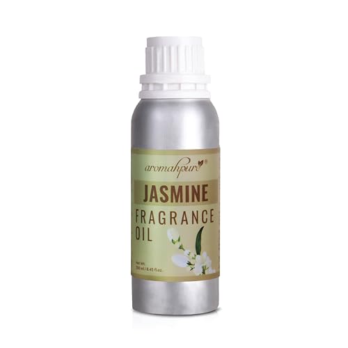 Aromahpure Jasmine Aroma Oil | 250ml Undiluted & Natural | Long-Lasting Scent for Aromatherapy, Candle & Soap Making, Diffusers, Room Freshener, Humidifier, Bathroom Revitalizer & Home Essentials - Image 1