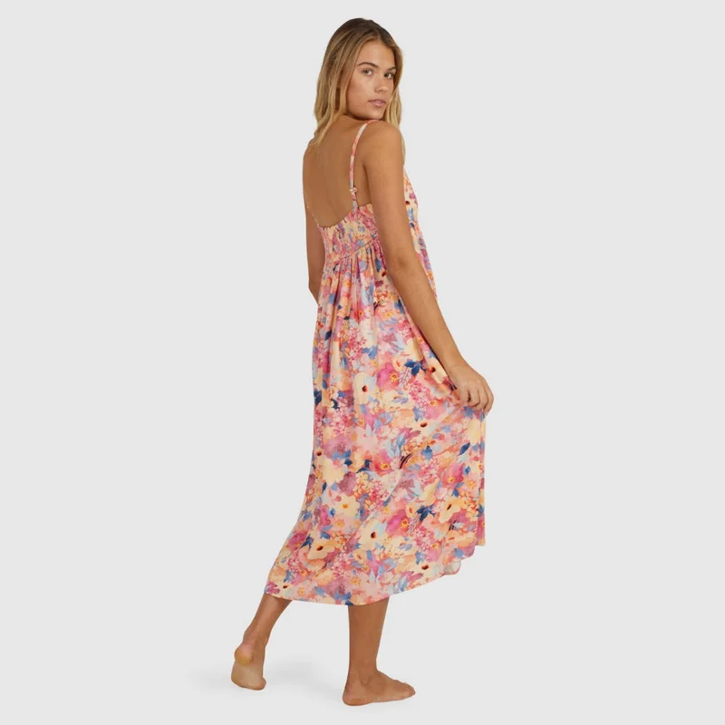 بيلابونج Billabong Summer Bliss Maxi Dress In Red
