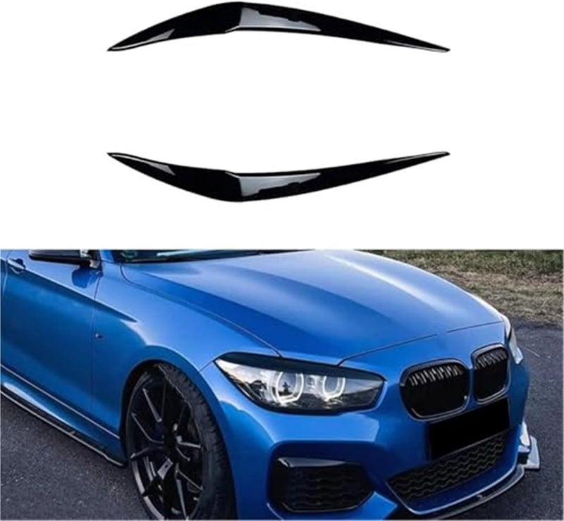 Vuzmode Gloss Black Headlight Eyebrow for BMW 1 Series F20 - Image 2