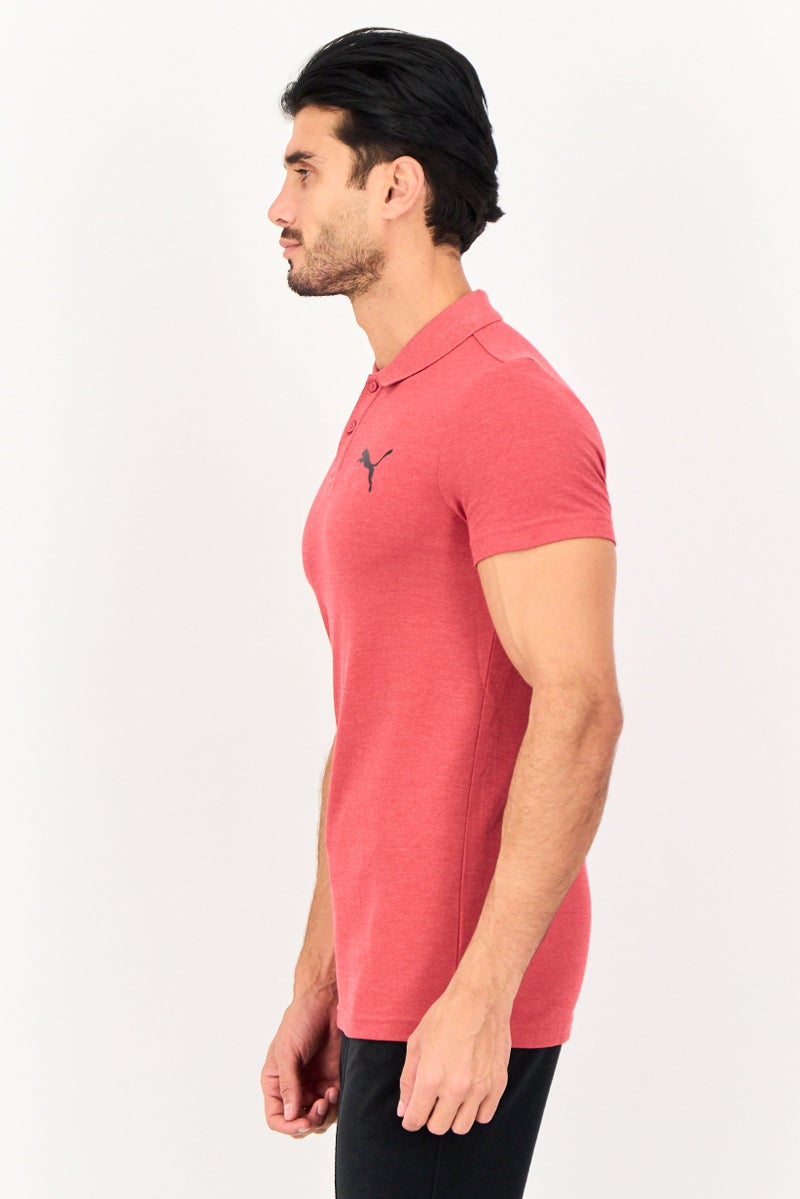 PUMA Men Slim Fit Short Sleeve Outdoor Polo Shirt, Red - Image 3