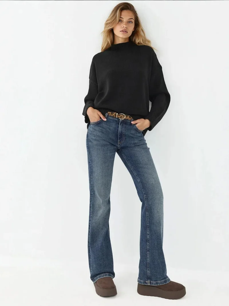 HICCUP Crew Neck Cozy Sweater