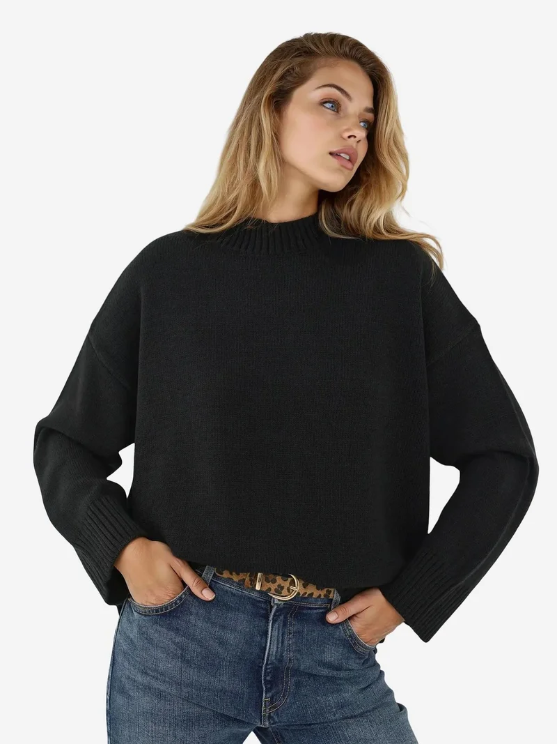 HICCUP Crew Neck Cozy Sweater