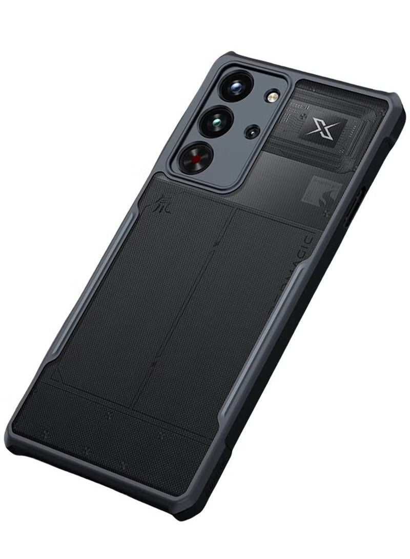 إكسوند جراب لهواتف Red Magic 10S Pro+ / 10S Pro / 10 Pro+ / 10 Pro، غطاء خلفي مع حماية للكاميرا، مصنوع من TPU وPC، مقاوم للصدمات، لا يصفر بمرور الوقت، تصميم نحيف ومتين - Image 1