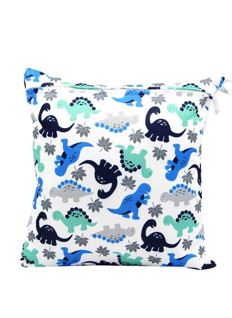 Asenappy Asenappy Cartoon Printed Stroller Single Zipper Car Hanging Bag Stroller Hanging Bag Multi-functional Diaper Storage Bag 