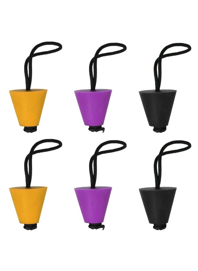 NIBEMINENT 6-Piece Kayak Scupper Plug Kit 14.5x10.0x3.0cm  - Image 1