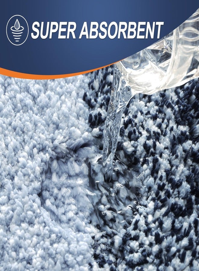 OLANLY Bath Mat Sets 3-Piece Soft Absorbent Microfiber Bath Mats and U-shaped Contour Toilet Rug Set, Non-Slip Bath Mat, Home Decoration Accessories, Bath Mat Set for Bathroom - Image 5