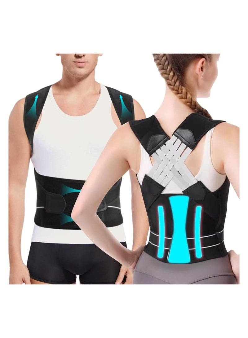 Back Support Posture Corrector for Men and Women, Adjustable Scoliosis Correction Back Corrector, Spine Corrector, Back Support and Posture Trainer - Image 1