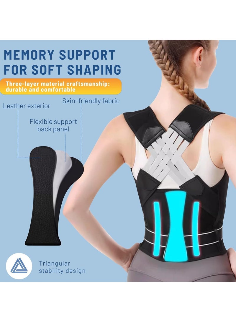 Back Support Posture Corrector for Men and Women, Adjustable Scoliosis Correction Back Corrector, Spine Corrector, Back Support and Posture Trainer - Image 3