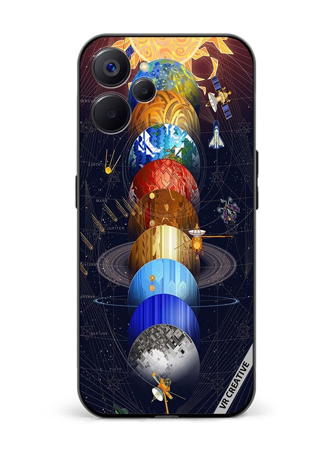 VR CREATIVE Protective Case Cover For Realme 10 5G Earth Design Multicolour - Image 1