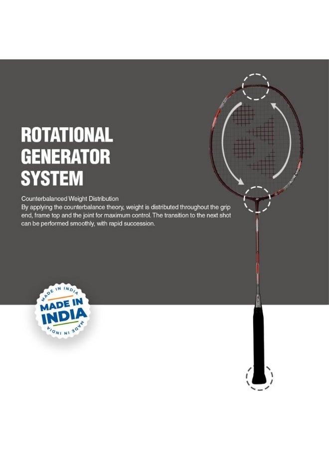 Yonex YONEX Astrox Attack 9 Purple Strung Badminton Racquet  (Pack of: 1, 80 g)  - Image 4