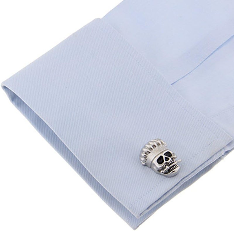 Vcufflinks Chef Cook Skull Cufflinks - Image 3