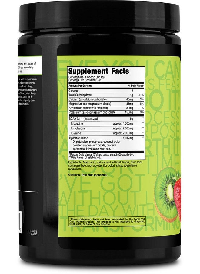 TransformHQ BCAA 2:1:1 Powder - (Kiwi Strawberry) 28 Servings - Perform - Gluten Free, Non-GMO - Image 4