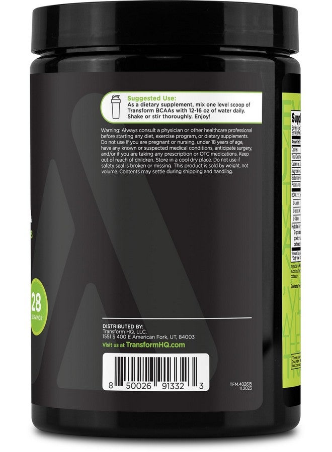 TransformHQ BCAA 2:1:1 Powder - (Kiwi Strawberry) 28 Servings - Perform - Gluten Free, Non-GMO - Image 3