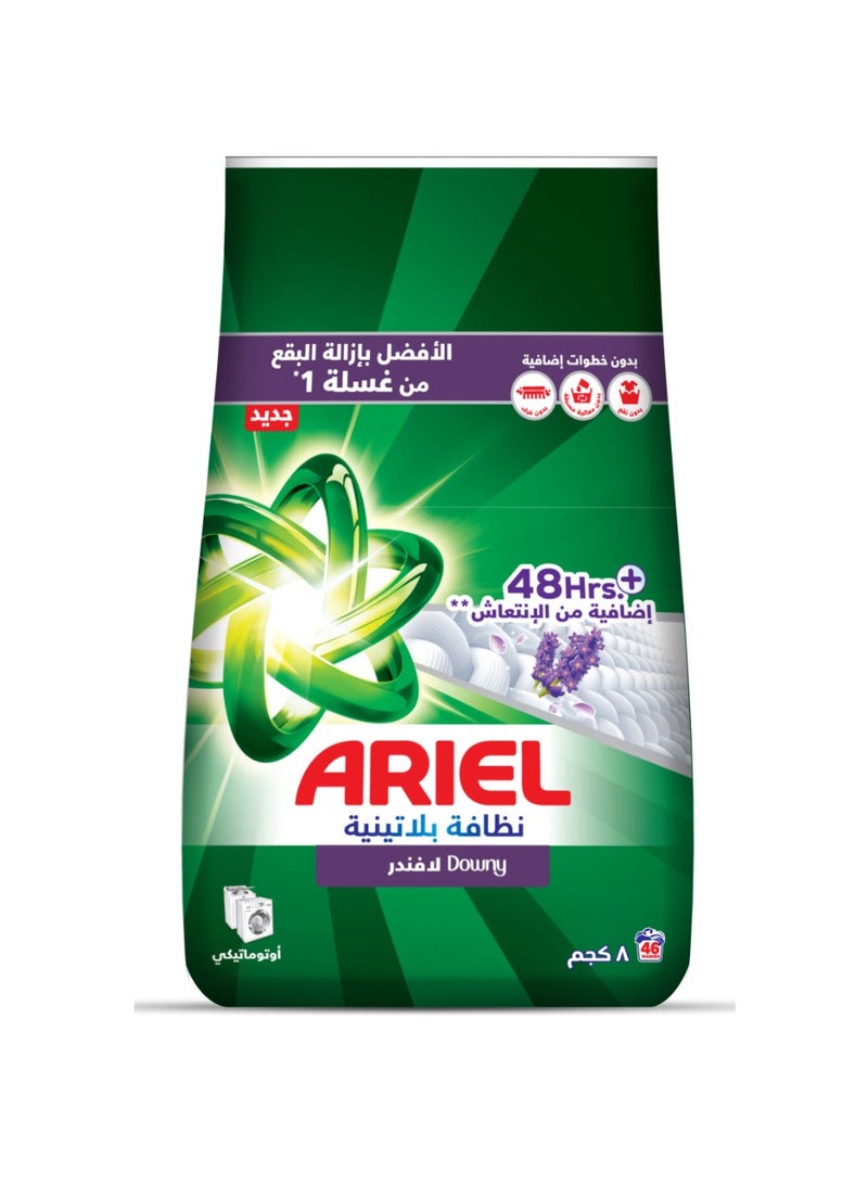 Ariel Platinum Clean Lavender Laundry Detergent Powder 8kg - Image 1