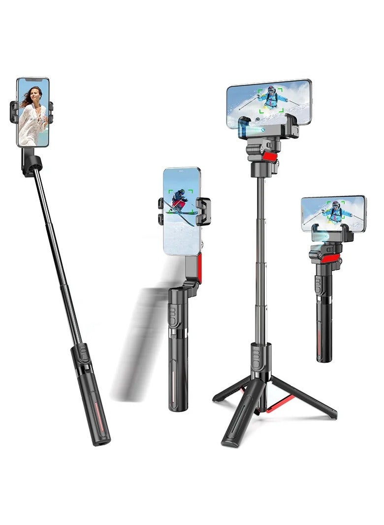 BlueFire Smart Selfie Stick Tripod with 360° Auto Face Tracking & AI Gesture Control – Wireless Remote, Foldable Aluminum Alloy Stand, Anti-Shake Stabilizer for Live Streaming, Vlogging, and Photography Max 700mm Extended Length, Waterproof, No App Needed - Image 1