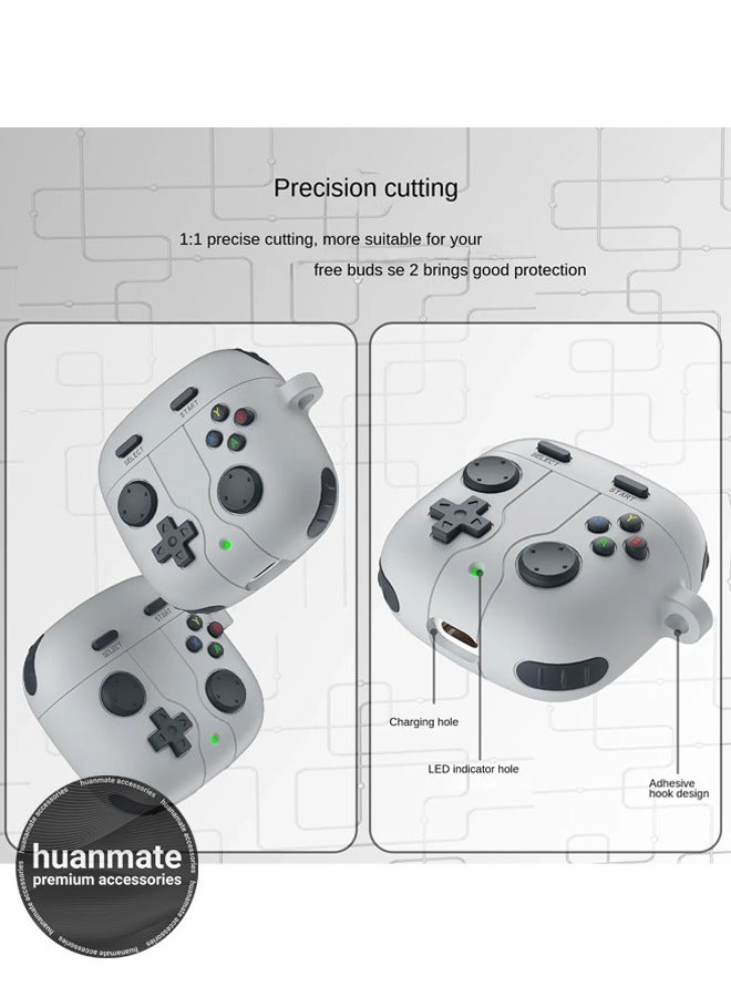huanmate Huawei FreeBuds SE 2/SE 3 Premium Protection Case Cover - White - Lightweight, Stylish Design, Accurate Cut-outs - Easy to Install & Remove - Durable Shield for Your Huawei FreeBuds SE 2 - Image 3