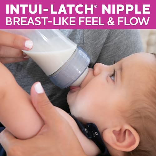 Chicco Duo 100% Silicone Intui-Latch Baby Bottle Nipple with Anti-Colic Valve | Skin-Like Texture and Breast-Like Flow | Stage 2, Medium Flow | 2pk | 3+ Months - Image 2