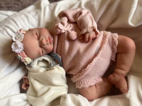 OYESY Realistic Reborn Baby Dolls 19 Inch Realistic Toddler Doll Sleeping Real Life Newborn Baby Dolls That Look Real Lifelike Baby Girls - Image 5