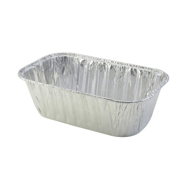 KitchenDance Disposable Aluminum Loaf Pans  Rectangular Aluminum Foil Pans for Meat Loafs Breads Apple Cakes  Baking Pan Perfect for Baking Cooking and Preparing Food 1 Pound Loaf 10 Count