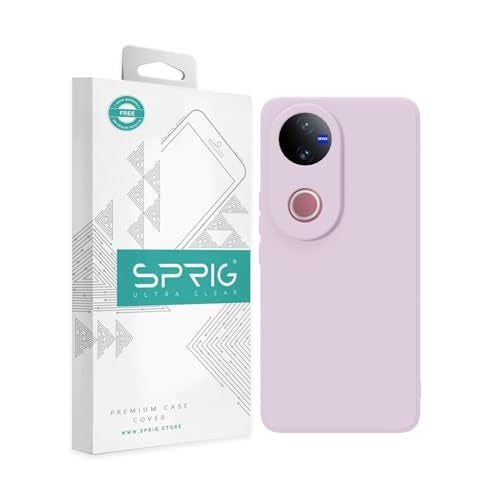 SPRIG Compatible with VIVO T4R 5G TPU Basic Premium Back Cover Case Drop Tested Shock Proof for Boys and Girls with Camera Protection (Lavender Purple) - Image 1