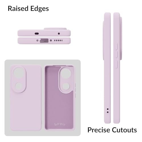 SPRIG Compatible with VIVO T4R 5G TPU Basic Premium Back Cover Case Drop Tested Shock Proof for Boys and Girls with Camera Protection (Lavender Purple) - Image 3