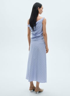 MANGO Striped Midi Skirt  - Image 2