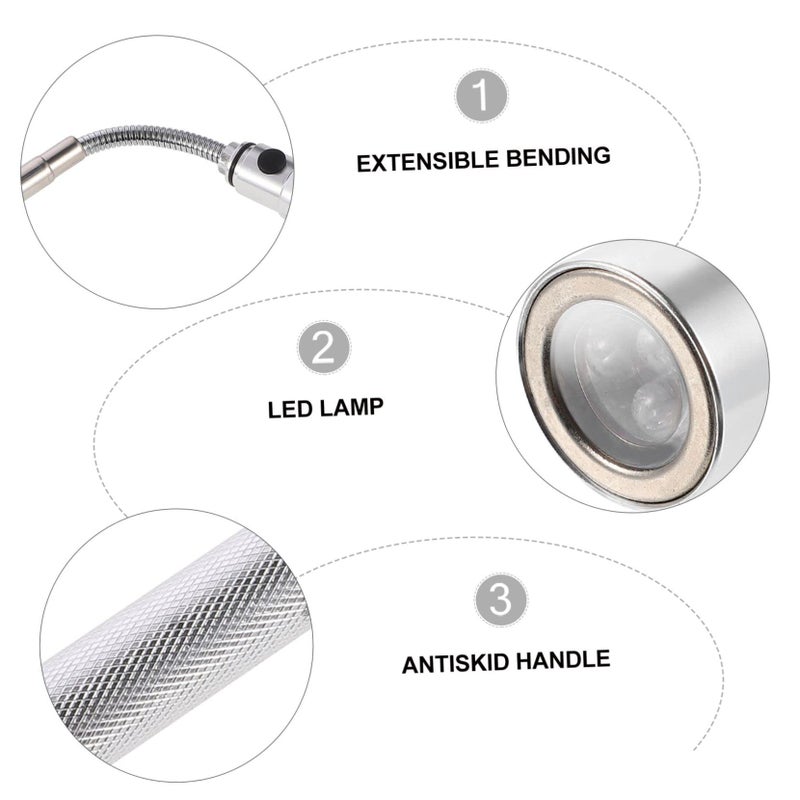 Telescopic Magnetic LED Flashlight Portable Mechanical Tool For Garage Workshop - Image 5