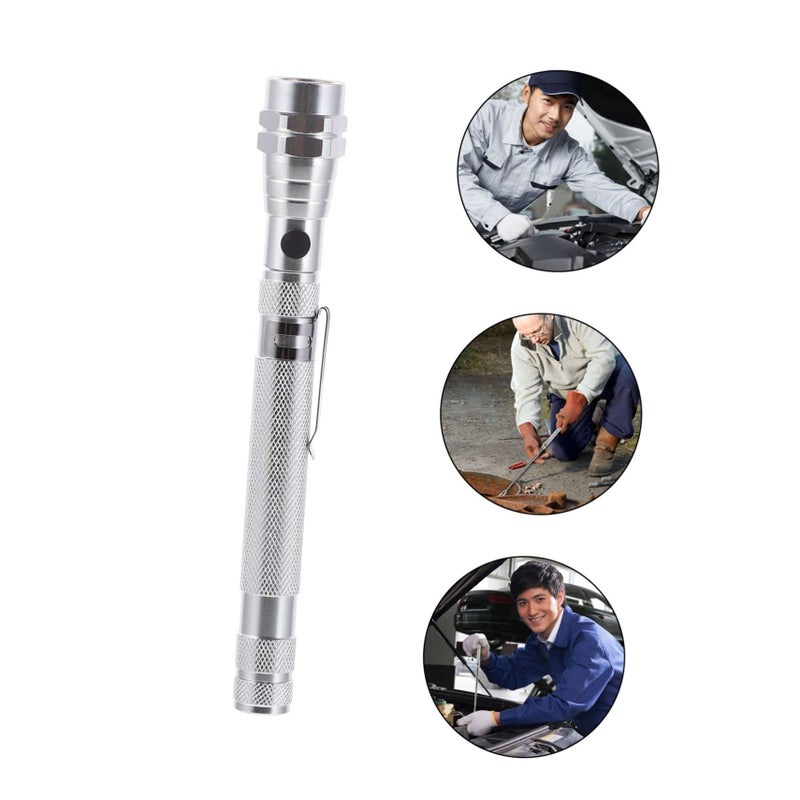Telescopic Magnetic LED Flashlight Portable Mechanical Tool For Garage Workshop - Image 4