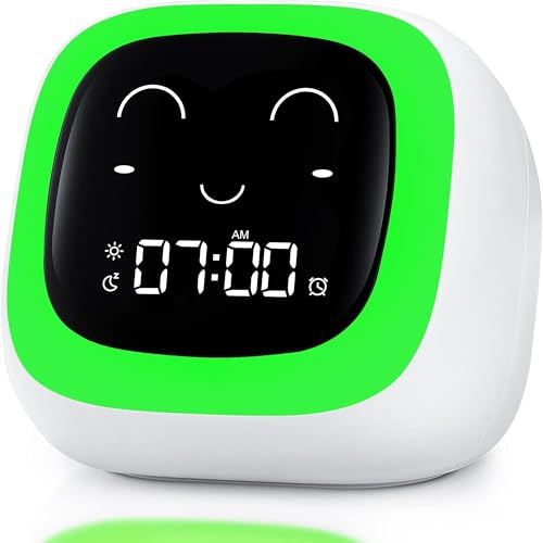 ZUZUKID OK to Wake Alarm Clock for Kids, Toddler Sleep Training Clock with Sound Machine, Kids' Night Light, Digital Alarm Clock for Boys' and Girls' Bedrooms - Image 1