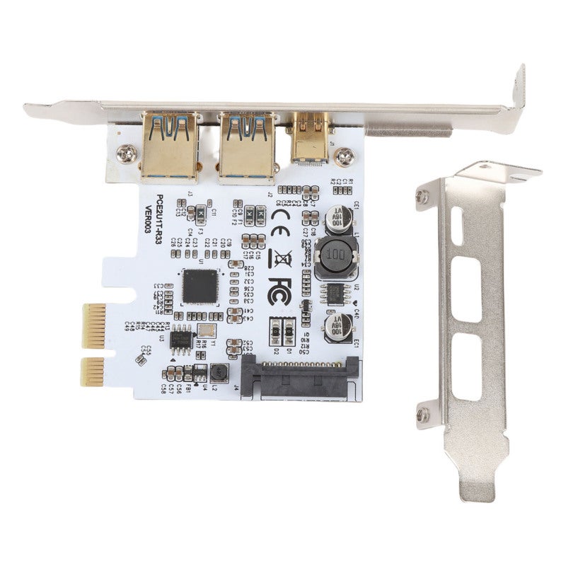 USB 3.2 Gen1 Expansion Card Type C Front Panel Adapter 5Gbps High Speed Data Transfer - Dual Port Stable Double Core USB C Expansion for Desktop PC Front Panel Mounting - Image 1
