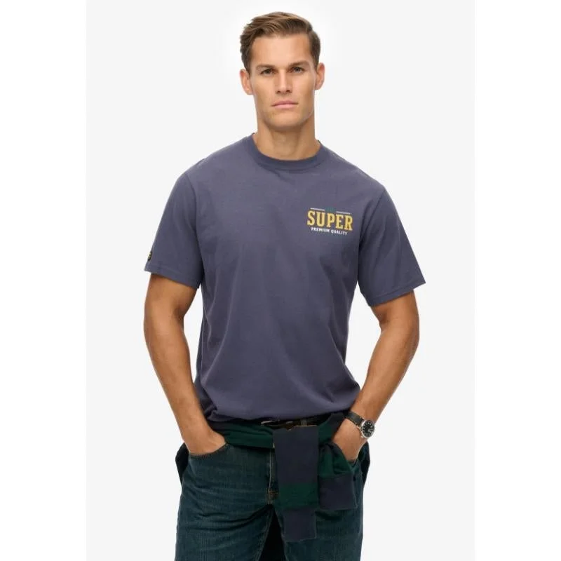 سوبر دراي تي شيرت واسع بتصميم تاب روم