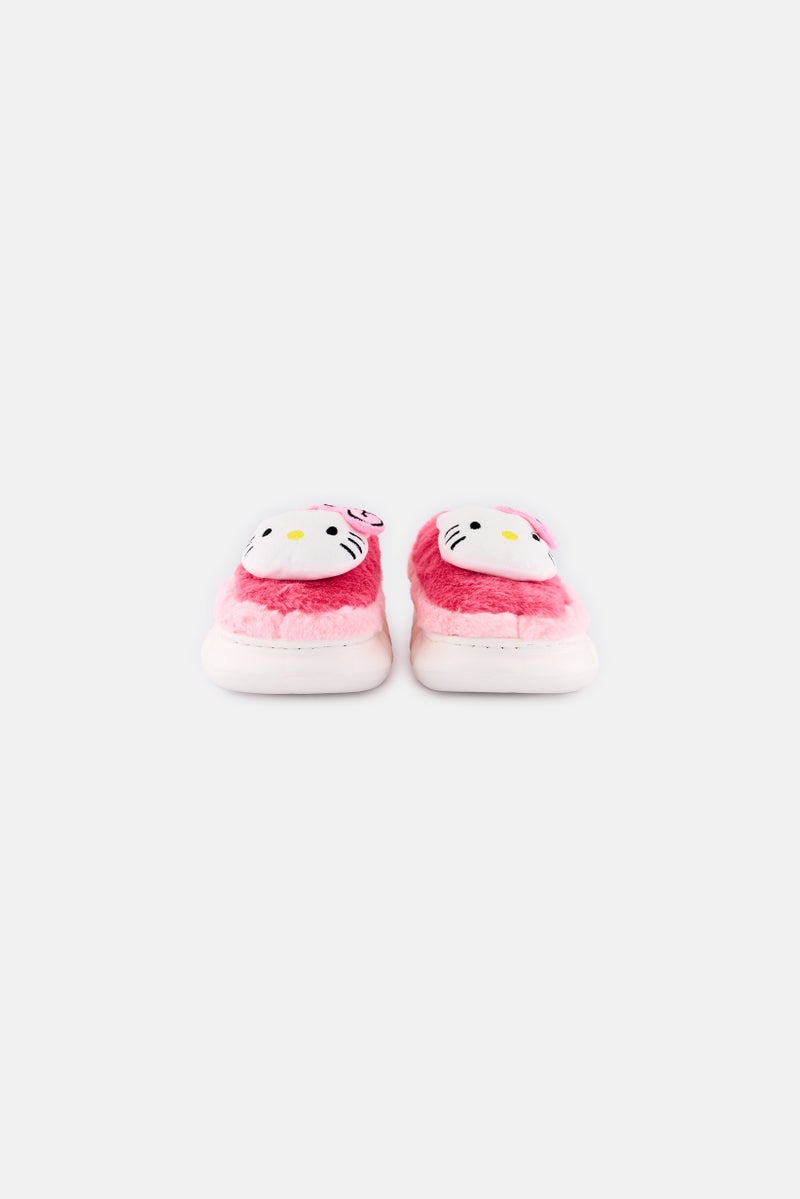 Sanrio Kids Girl Hello Kitty Slip On Homewear Slippers, Multicolor  - Image 2