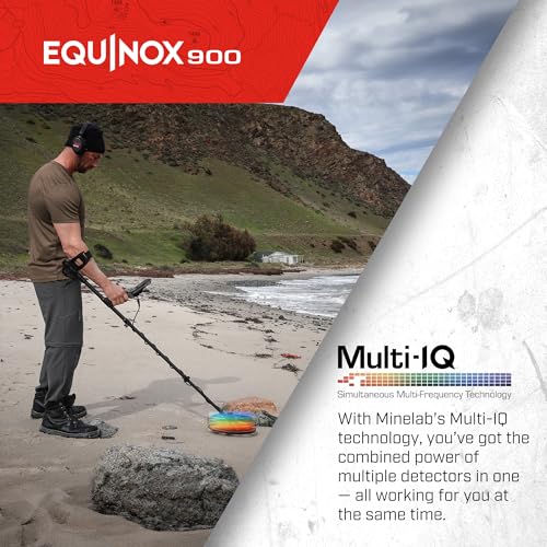 MINELAB Equinox 900 Multi-Frequency, Collapsible, Professional Metal Detector Bundle for Adults with EQX 11" & 6” Waterproof Double-D Coils, PRO-FIND 40 Advanced Pinpointer & Handheld Carry Bag - Image 3