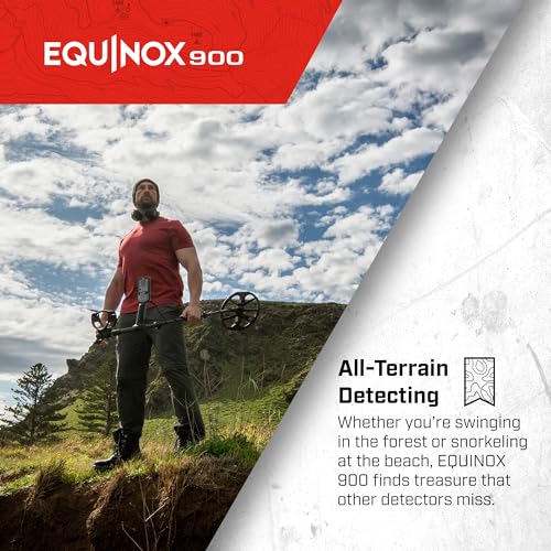 MINELAB Equinox 900 Multi-Frequency, Collapsible, Professional Metal Detector Bundle for Adults with EQX 11" & 6” Waterproof Double-D Coils, PRO-FIND 40 Advanced Pinpointer & Handheld Carry Bag - Image 4