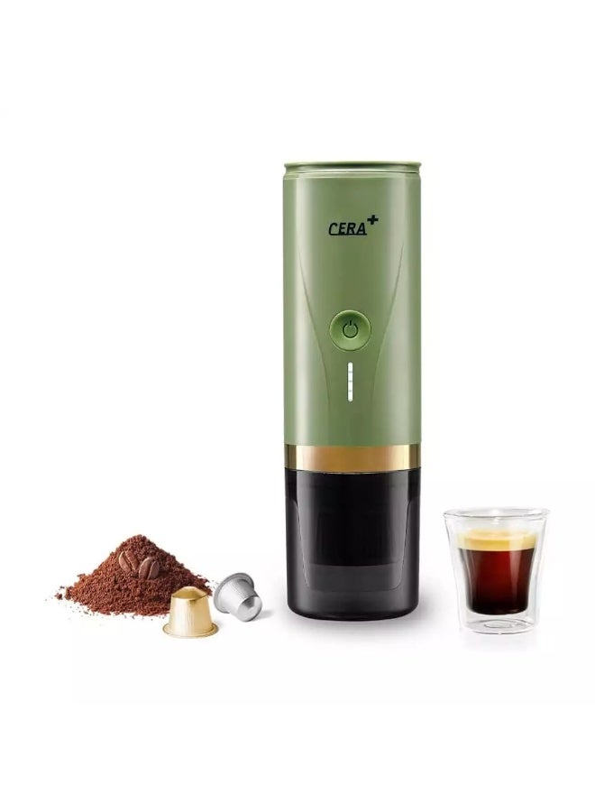 Cera+ Portable Mini Espresso Machine | Rechargeable Car Coffee Maker - Image 1