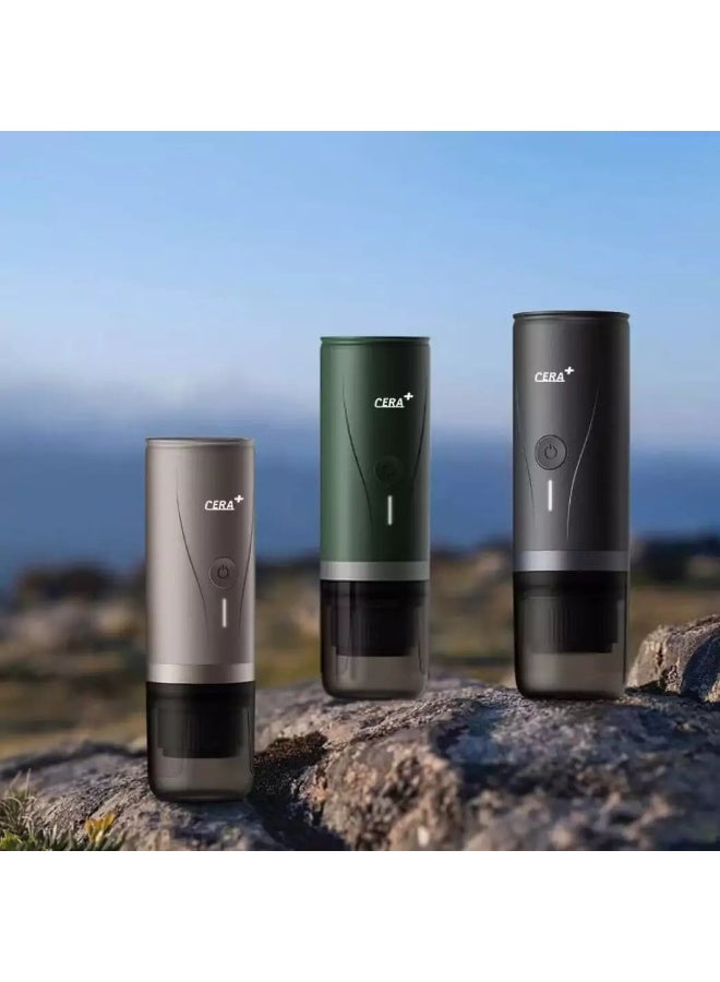 Cera+ Portable Mini Espresso Machine | Rechargeable Car Coffee Maker - Image 2