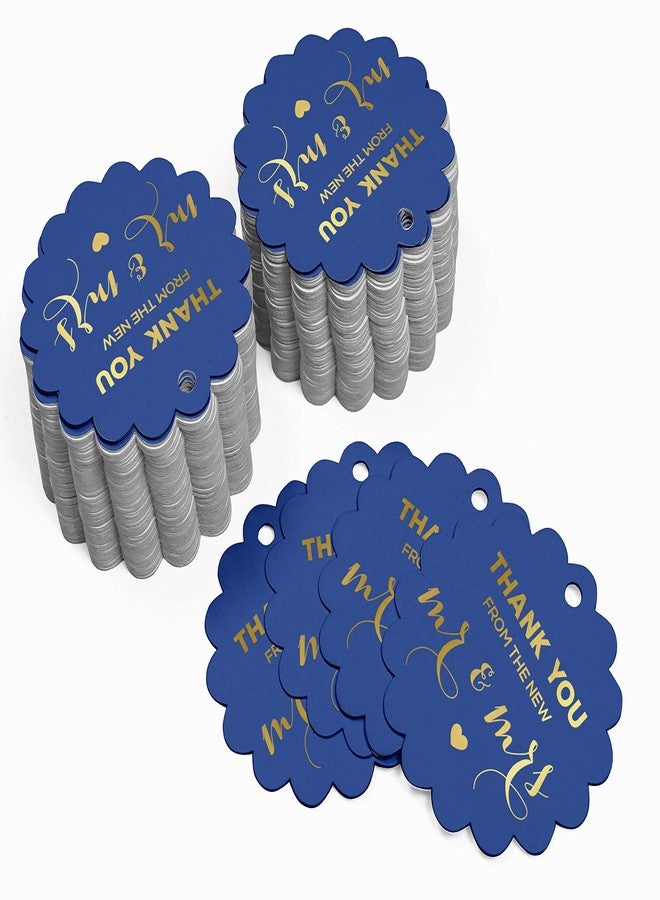 Inkdotpot Thank You from The New Wedding Bottle Tag Gold Foil Favor Hang Tags 100 Pack - Image 3