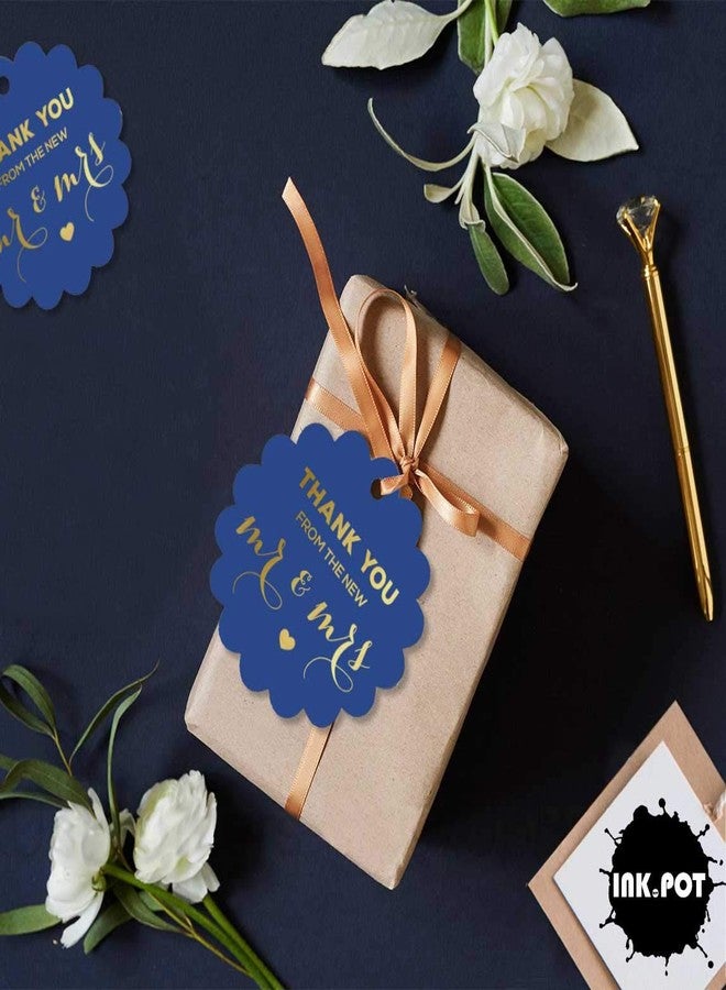 Inkdotpot Thank You from The New Wedding Bottle Tag Gold Foil Favor Hang Tags 100 Pack - Image 5