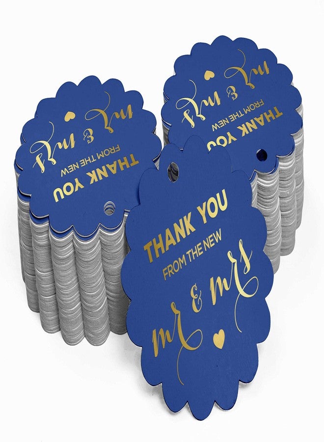 Inkdotpot Thank You from The New Wedding Bottle Tag Gold Foil Favor Hang Tags 100 Pack - Image 2