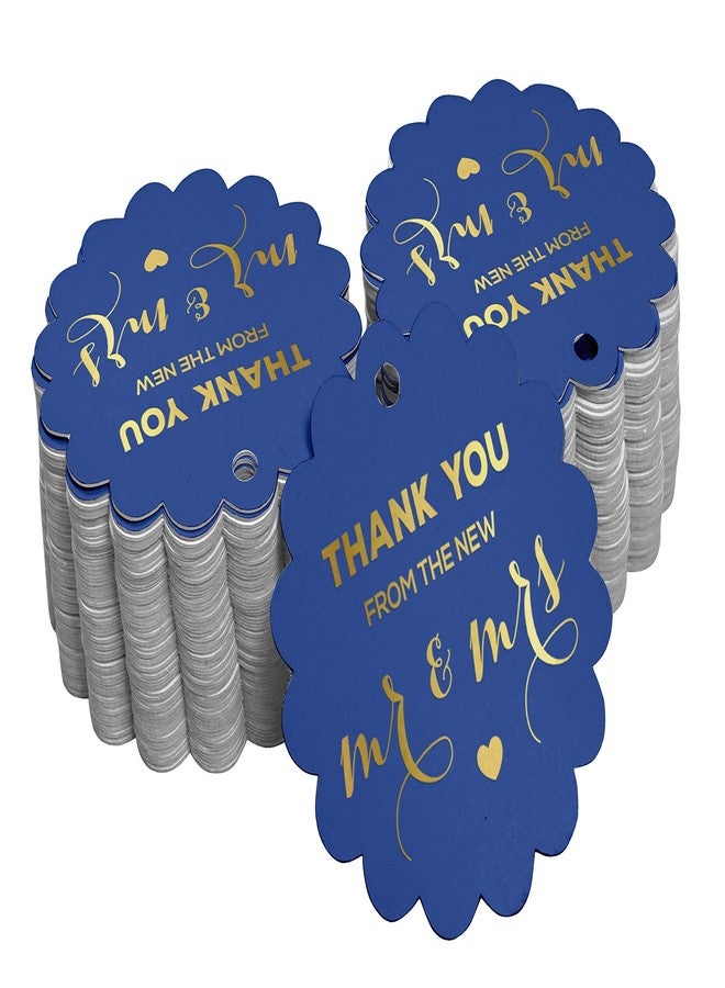 Inkdotpot Thank You from The New Wedding Bottle Tag Gold Foil Favor Hang Tags 100 Pack - Image 1