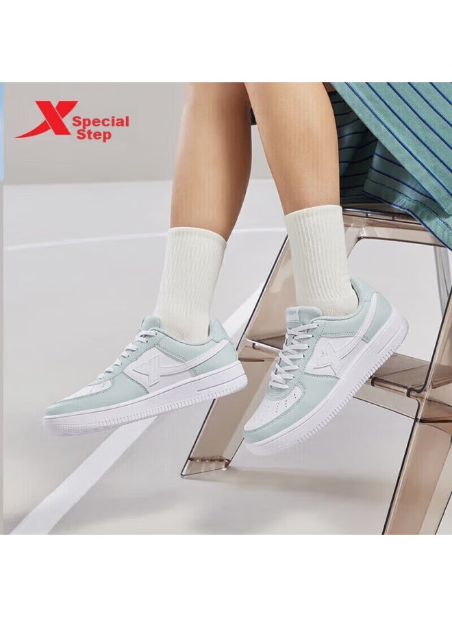 Xtep Couple Men And Women's White Shoes Air Force One Spring Summer Breathable Sports Casual Shoes - Image 3