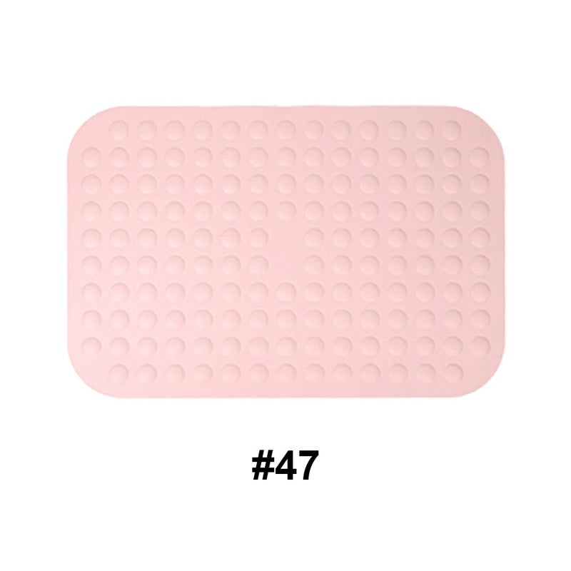 Y&D Eco-Friendly Bathroom Anti-Slip Bath Mat - Household Shower & Bathtub Floor Mat with Strong Suction Cups for Drainage & Anti-Fall Safety - Image 1