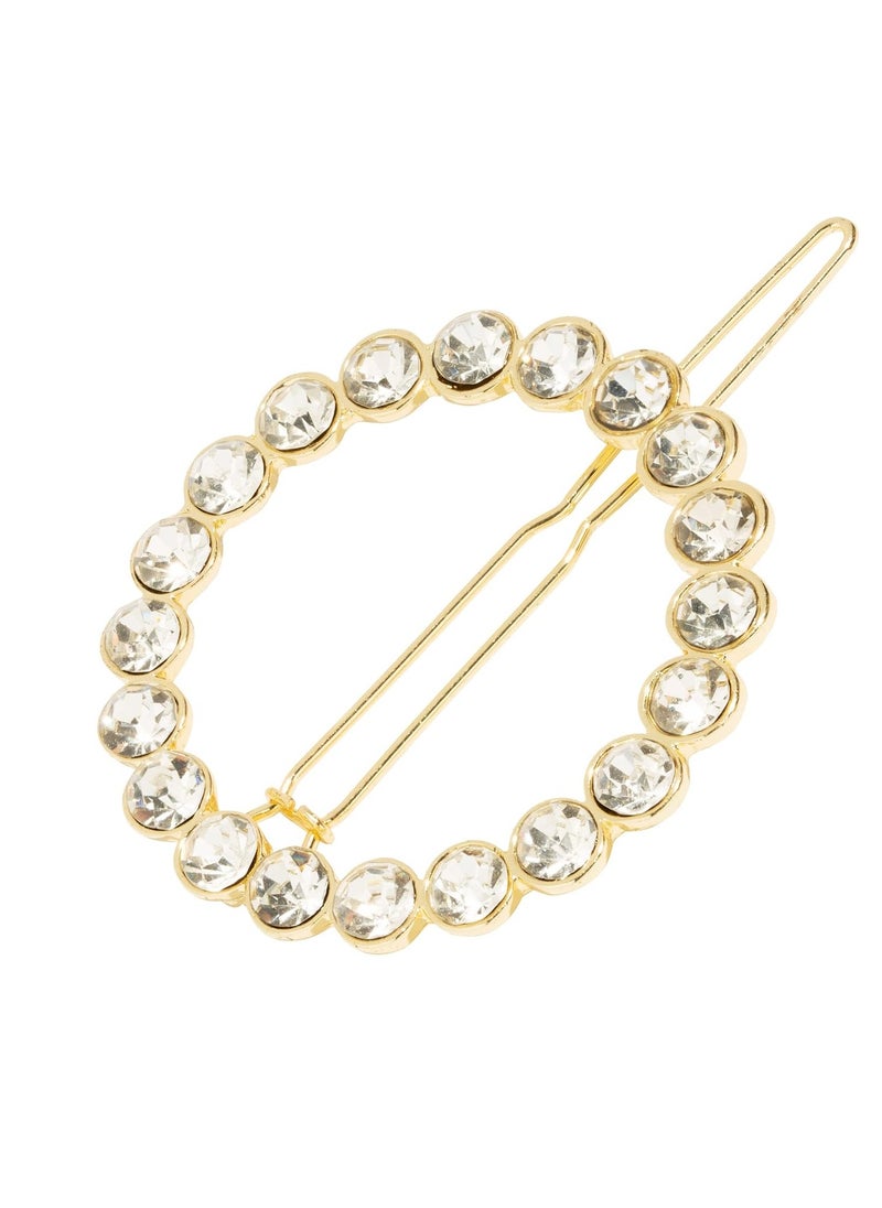 L. Erickson - Evelyn Tige Boule shimmering barrette, Crystal Hair clip - Image 1