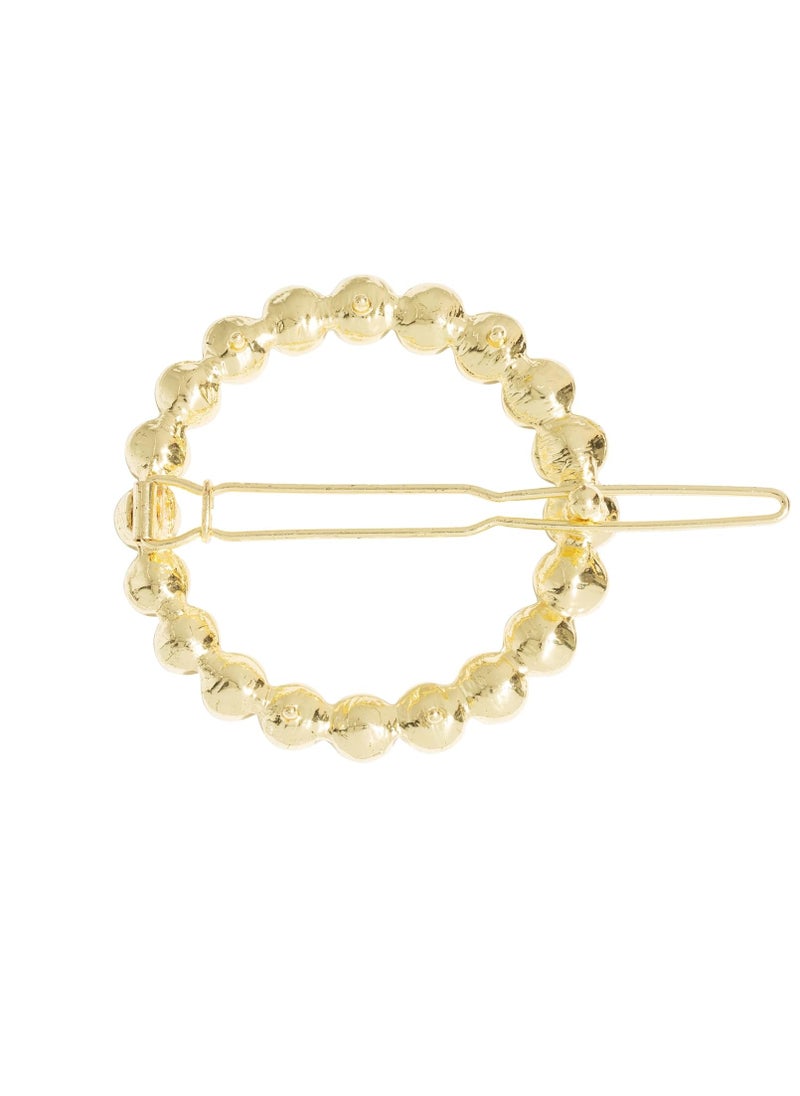 L. Erickson - Evelyn Tige Boule shimmering barrette, Crystal Hair clip - Image 1