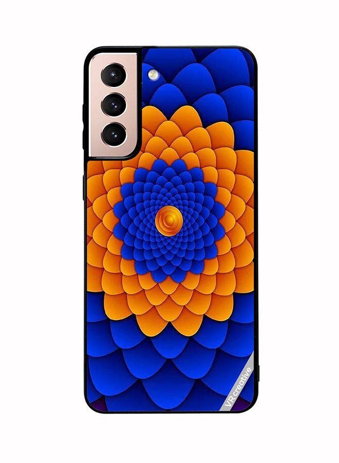 VR CREATIVE Protective Case Cover For Samsung Galaxy S21 5G Flower Design Multicolour - Image 1
