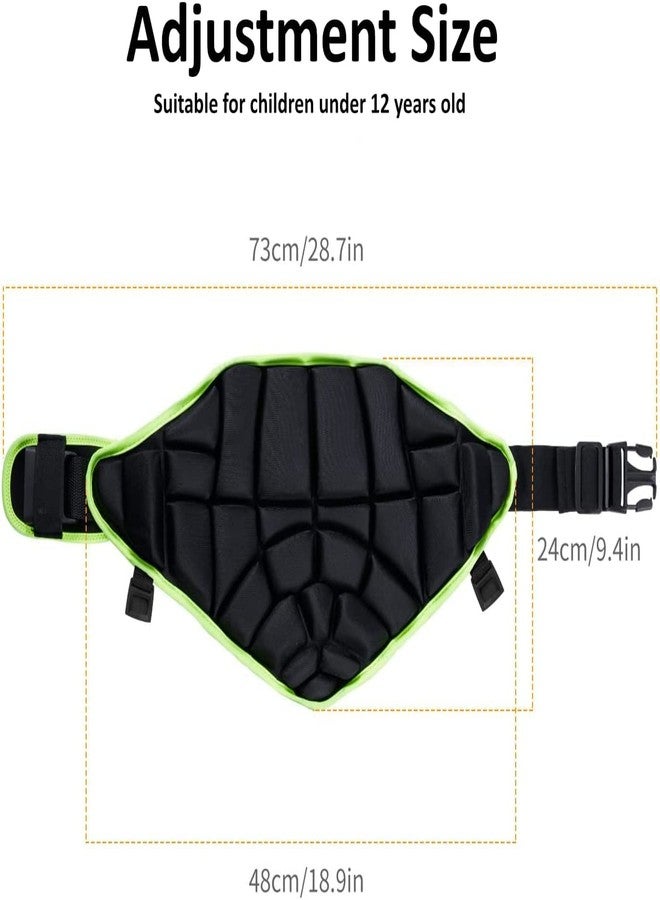 BODLYL Protective Butt Pads, Children Extreme Sports Hip Protection for Skating & Roller Hockey - Pants Kids Skate Pads Impact Shorts (Black) (Under 12 Years Old) - Image 5